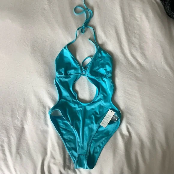 NWT Frankies Bikinis Amanda One-Piece Swimsuit - Picture 3 of 15